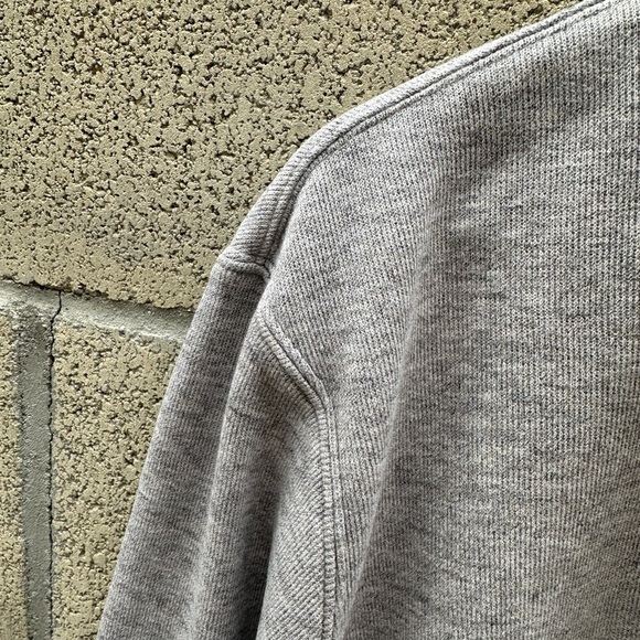 Ralph Lauren Estate-Rib Mockneck Pullover In Grey Men’s Size L - Picture 3 of 9